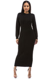 LONG MAXI SWEATER DRESS