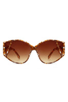 Women Geometric Round Cat Eye Fashion Sunglasses