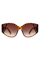 Women Geometric Round Cat Eye Fashion Sunglasses