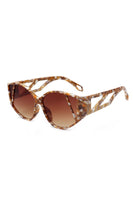Women Geometric Round Cat Eye Fashion Sunglasses
