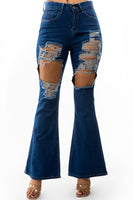 DENIM JEANS WIDE LEG