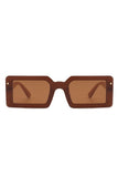 Rectangle Retro Flat Top Sunglasses