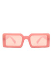 Rectangle Retro Flat Top Sunglasses