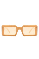 Rectangle Retro Flat Top Sunglasses