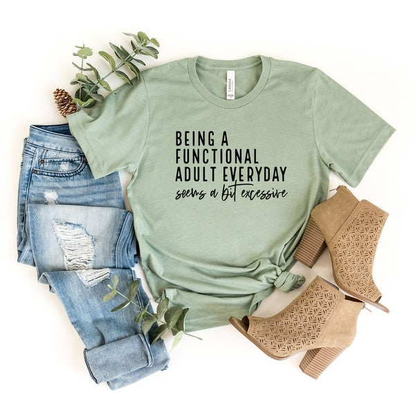 Functional Adult Short Sleeve Graphic Tee