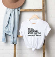 Functional Adult Short Sleeve Graphic Tee