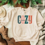 Retro Cozy Season Colorful Graphic Sweatshirt