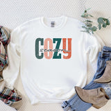 Retro Cozy Season Colorful Graphic Sweatshirt
