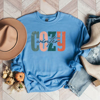 Retro Cozy Winter Colorful Graphic Sweatshirt