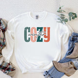 Retro Cozy Winter Colorful Graphic Sweatshirt