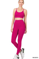 ATHLETIC CAMI BRA & LEGGINGS SET
