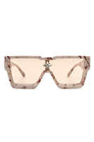 Square Oversize Retro Modern Fashion Sunglasses