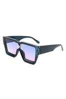 Square Oversize Retro Modern Fashion Sunglasses