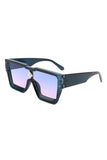 Square Oversize Retro Modern Fashion Sunglasses