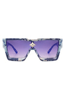 Square Oversize Retro Modern Fashion Sunglasses