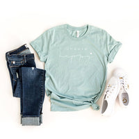 Choose Happy Heart Short Sleeve Graphic Tee