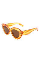 Retro Round Fashion Women Cat Eye Sunglasses