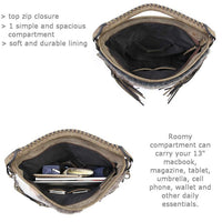 Oversize Hobo Bag for Women Fringe Fur purse