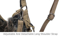 Oversize Hobo Bag for Women Fringe Fur purse