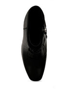 WYNDHAM Lace Up Leather Ankle Boots