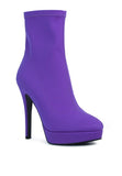 Patotie High Heeled Lycra Ankle Boot