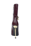 Nicole Croc Patterned High Heeled Ankle Boots