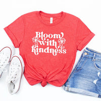 Bloom With Kindness Short Sleeve Graphic Tee