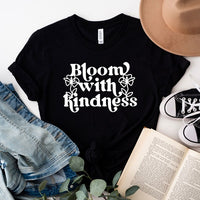 Bloom With Kindness Short Sleeve Graphic Tee