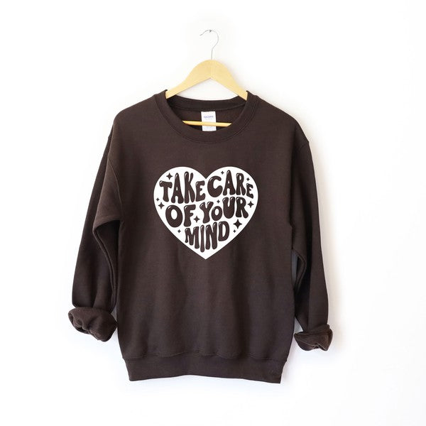 Take Care Of Your Mind Graphic Sweatshirt
