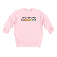 Feel Your Feelings Rainbow  Graphic Sweatshirt