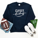 Classy Until Kickoff Graphic Sweatshirt