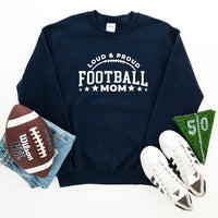 Proud Football Mom Graphic Sweatshirt