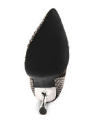Extravagance Mirror Embellished Stiletto Boots