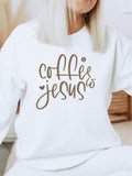 Coffee & Jesus Bella Canvas Crewneck Sweatshirt