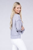 Brushed Melange Hacci Oversized Sweater
