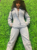 Denim jumpsuit