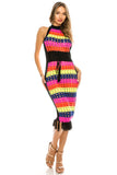 CROCHET KNIT DRESS
