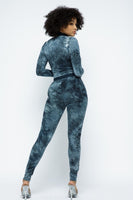 TIE DYE TOP AND PANTS SET