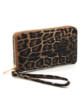 Leopard Print Textured Backpack