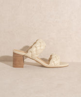 OASIS SOCIETY Regine   Casual Braided Heel