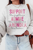 BREAST CANCER AWARENESS GRAPHIC SWEATSHIRT