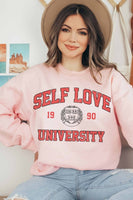 SELF LOVE UNIVERSITY SWEATSHIRT PLUS SIZE