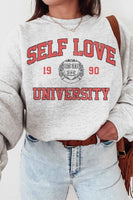 SELF LOVE UNIVERSITY SWEATSHIRT PLUS SIZE
