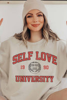 SELF LOVE UNIVERSITY SWEATSHIRT PLUS SIZE
