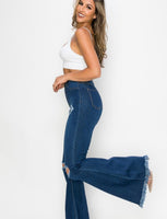 Curvy flare jeans