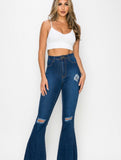Curvy flare jeans