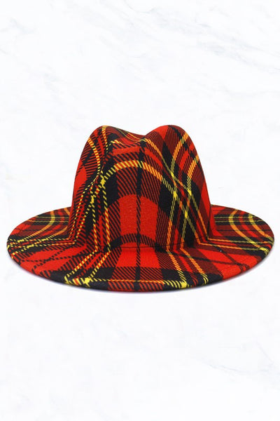 Plaid Fedora