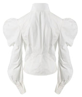 Puff cotton blouse