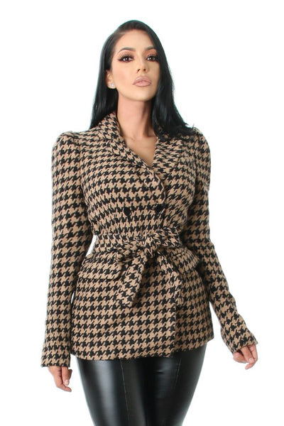 Hounds-Tooth Coat