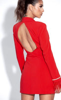 Star blazer dress